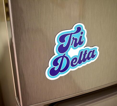 Kappa Delta Retro Sorority Car Magnet Set of 2 Removable No Residue All Weather Magnets for Sorority Girls and Student Drivers in Saudi Arabia