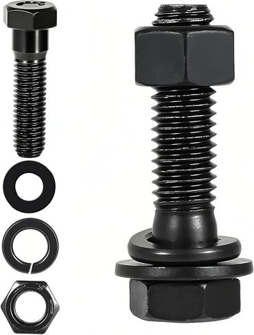 4-Pack Pintle Hook/Combination Hitch Mounting Kit 2" x 1/2" Grade 8 Bolts. The Product Also Includes Hexagon Nuts, Heavy Lock washers and Flat washers. in Kuwait