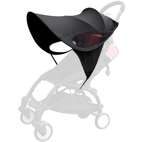 Baby Stroller Sunshade Universal UV Protection Sun Cover for Strollers Pushchair Pram Buggy Waterproof Sun Rain Shade Cover Parasol Anti-UV Toddlers Stroller Canopy Sun Shade for Travel Zoo Park in Kuwait