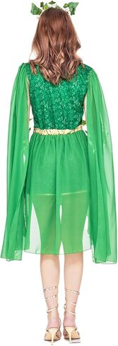 زي EraSpooky النسائي Nature Goddess التنكري للبالغين من Poison Ivy Villain الفاخر in Saudi Arabia