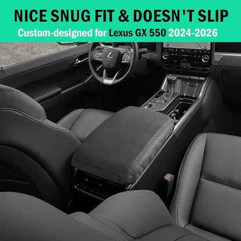 Center Console Cover for Lexus GX 550 2024 2025 2026 - Scratch Resistant Armrest Cover Middle Console Protector for Lexus GX 550 2024 2025 2026 Interior Accessories in Kuwait