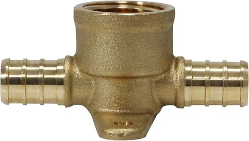 10 Pieces 1/2" Pex x 1/2" Pex x 1/2" Female Tee, Brass, Crimp Pex B Fittings in Kuwait