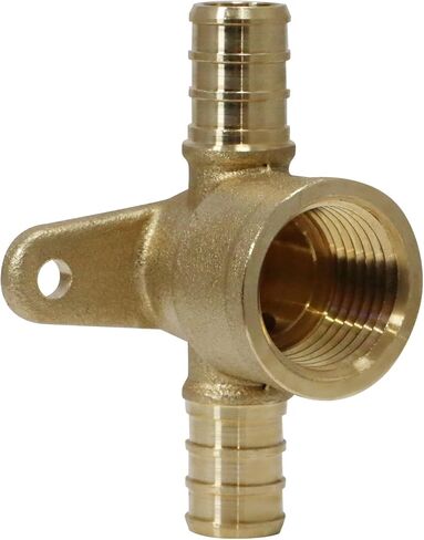 10 Pieces 1/2" Pex x 1/2" Pex x 1/2" Female Tee, Brass, Crimp Pex B Fittings in Kuwait