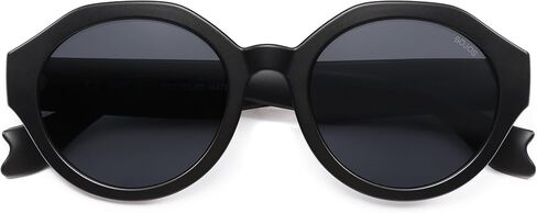 SOJOS Ocean Collection Round Sunglasses Recycled Fishing Net Frame Eco-Friendly UV400 Polarized Lenses, Indian Ocean in Saudi Arabia