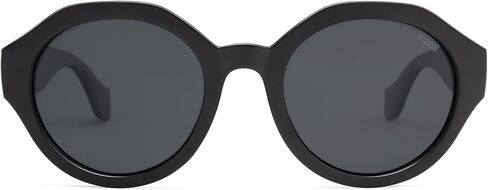 SOJOS Ocean Collection Round Sunglasses Recycled Fishing Net Frame Eco-Friendly UV400 Polarized Lenses, Indian Ocean in Saudi Arabia