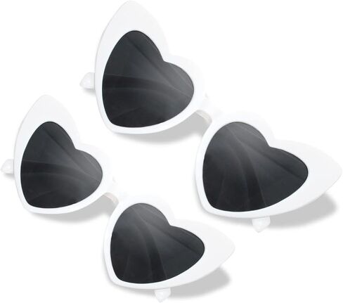 Fashion Pink Heart Sunglasses for Men Women Duo Pack Mommy and Me Retro Love Cat Eye Glasses in Kuwait