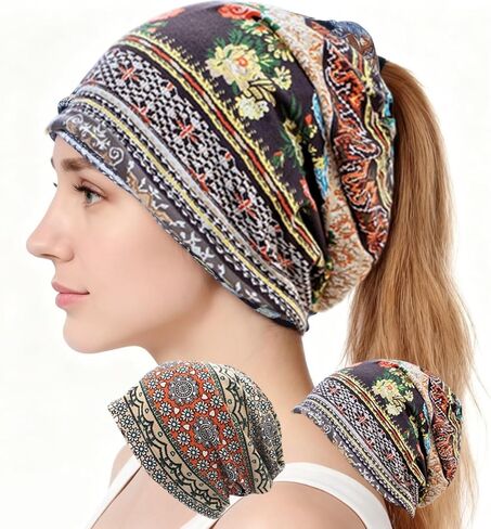 Black Slouchy Beanie,Fashion Slouchy Beanie Hats,Adult Skull Hats Cap for Men Women, Soft Lightweight Chemo Skull Cap Elastic in Saudi Arabia