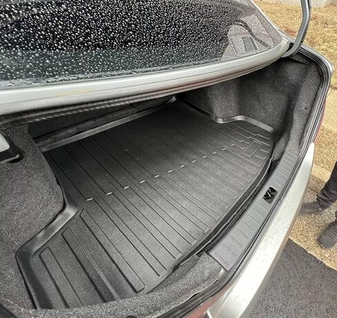 Floor Cargo Liner – Trunk Mat for Nissan Versa 2012–2019 – Weather – Resistant Trunk Mats for Cars with Raised Lip – Non-Slip Car Tray Pad Boot – Laser Pre-Cut Design in Saudi Arabia