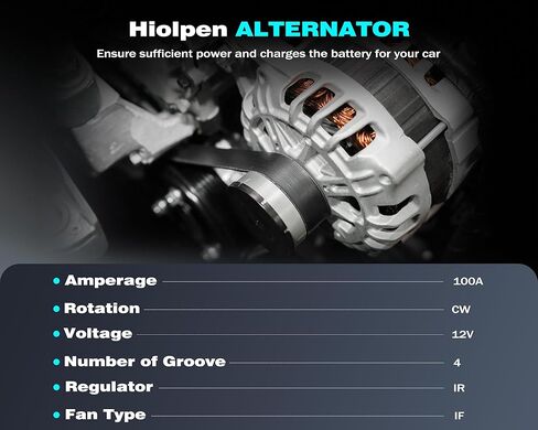 Car Alternator Compatible with Toyota Camry L4 2.5L 2010 2011 Replacement for 11516N 27060-0V060-84 104210-2650 1042102650 27060-0V060 in Saudi Arabia