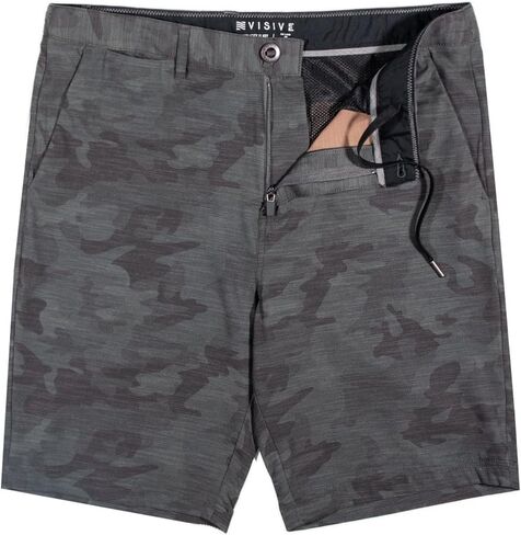 شورت Visive رجالي مقاس 7/9 بوصة Hybrid Golf Short Premium سريع الجفاف قابل للتمدد in Kuwait