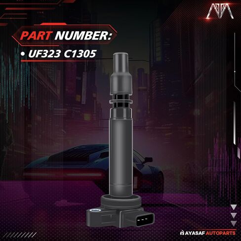 MAYASAF UF323 [عبوة من 4] ملف إشعال بديل لسيارة Toyota 2000 2001 2002 2003 2004 Tacoma 2.4L/ 2.7L Engine (2RZFE أو 3RZF) C1305 90919-0223 (4 عبوات) in Saudi Arabia