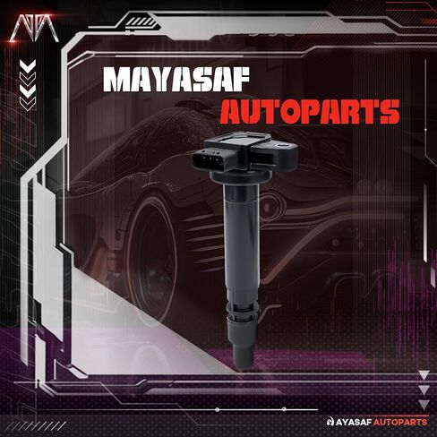 MAYASAF UF323 [عبوة من 4] ملف إشعال بديل لسيارة Toyota 2000 2001 2002 2003 2004 Tacoma 2.4L/ 2.7L Engine (2RZFE أو 3RZF) C1305 90919-0223 (4 عبوات) in Saudi Arabia