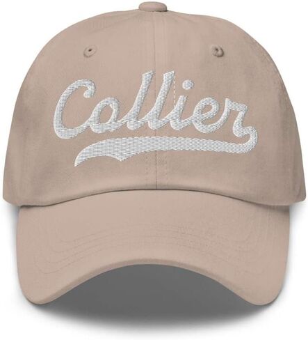 Collier Hat Collier Baseball Hat Personalized Custom Last Name Cap Family Name Headwear Surname Cap Gift Unisex Adjustable in Kuwait