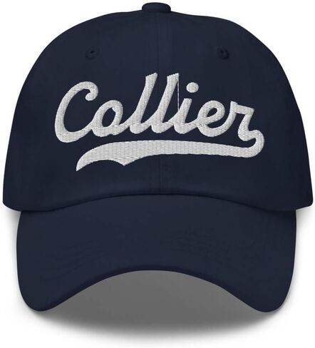 Collier Hat Collier Baseball Hat Personalized Custom Last Name Cap Family Name Headwear Surname Cap Gift Unisex Adjustable in Saudi Arabia