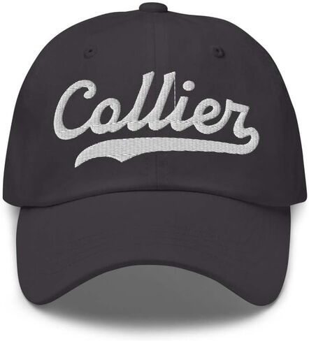Collier Hat Collier Baseball Hat Personalized Custom Last Name Cap Family Name Headwear Surname Cap Gift Unisex Adjustable in Saudi Arabia