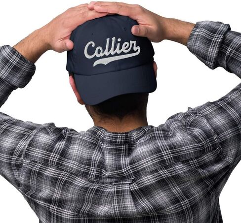Collier Hat Collier Baseball Hat Personalized Custom Last Name Cap Family Name Headwear Surname Cap Gift Unisex Adjustable in Saudi Arabia