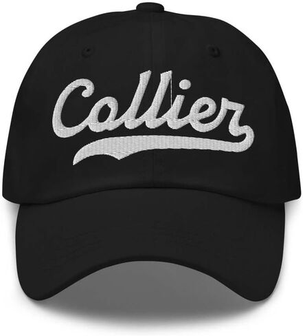 Collier Hat Collier Baseball Hat Personalized Custom Last Name Cap Family Name Headwear Surname Cap Gift Unisex Adjustable in Saudi Arabia