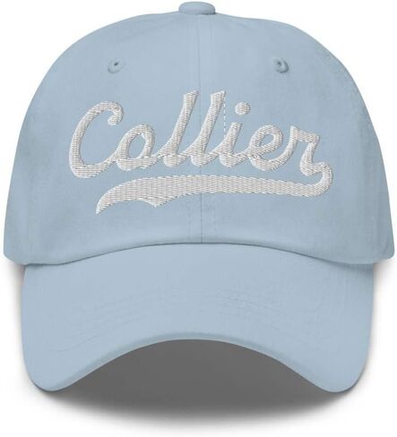 Collier Hat Collier Baseball Hat Personalized Custom Last Name Cap Family Name Headwear Surname Cap Gift Unisex Adjustable in Saudi Arabia