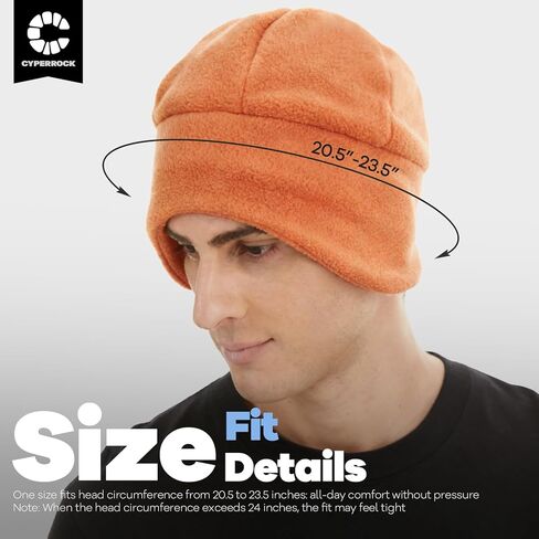 Winter Beanie Hat Scarf Set with Ear Flaps for Men Women Knit Fleece Lined Skull Cap Windproof Neck Warmer Gaiter Coffee in Saudi Arabia