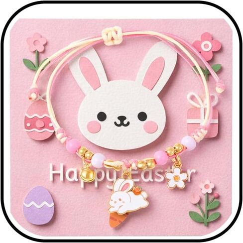 72ore Easter Bracelets for Women Easter Basket Stuffers Cute Bunny Bracelet Rabbit Gifts Easters Outfit for Women Jewelry in Kuwait