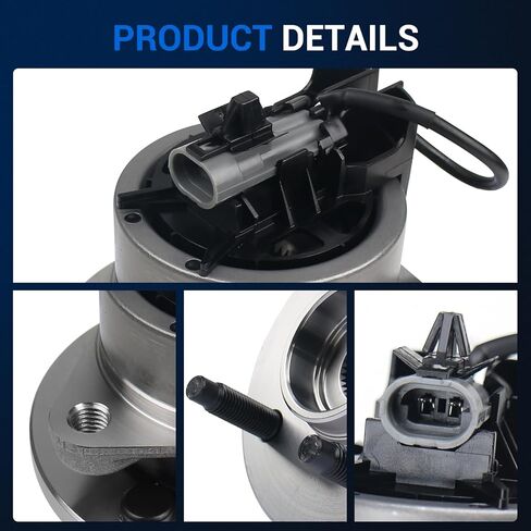 Autoround 513204 2 Pack Front Wheel Hub and Bearing Assembly Compatible with Chevy Cobalt 2005-2010, Saturn Ion 2003-2007, Pontiac G5 2007-2010/ Pursuit 2005-2006, 4 Lug ABS in Saudi Arabia