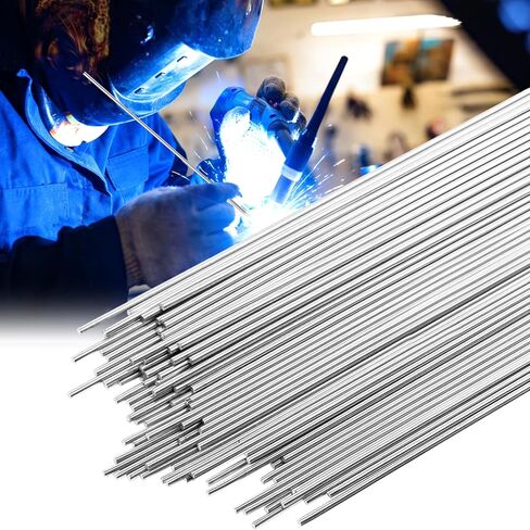 Convivium ER308L Stainless Steel TIG Welding Rods 1/16" x 16", 20pcs Low Carbon TIG Filler Rod Set for 304 Stainless Steel, High Strength Corrosion Resistant Welding Wire in Kuwait