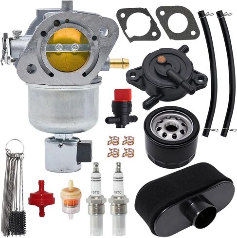 XingLi FR691V Carburetor Fits for Kawasaki Specific FS691V FS651V FR651V engine Replace for 15004-0829 15004-0985 15004-7063 carb with Fuel Pump Oil Filter and Air Filter in Kuwait