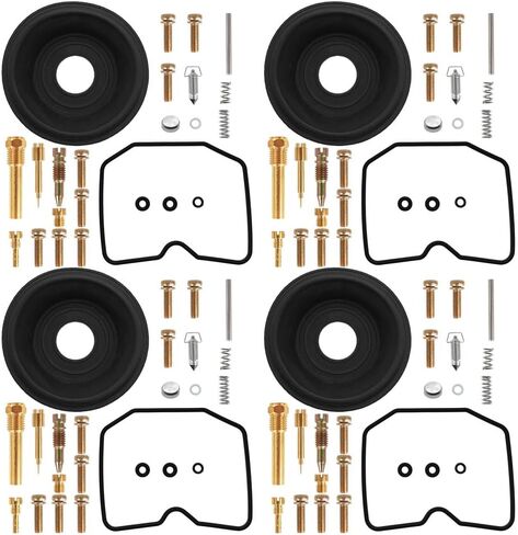 4 Pcs Carburetor Repair Kits Replacement for Kawasaki ZRX1200 2001 2002 2003 2004 2005 Carb Rebuild Kit with Diaphragm in Kuwait