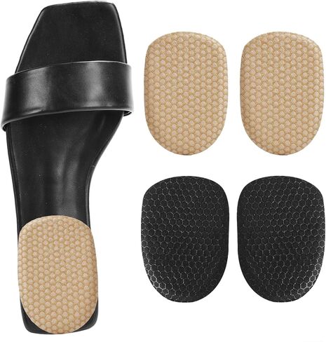4 Counts Heel Cushion Cups for Plantar Fasciitis Relief, Silicone Gel Heel Pad for Sore Heel Pain, Heel Support Insoles for Bone Spur & Achilles Tendonitis Shock Absorbing, 2 Clear in Saudi Arabia