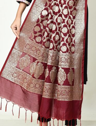 Banarasi Dupatta for Women, Shawl Scarf Wrap Chunni in Saudi Arabia