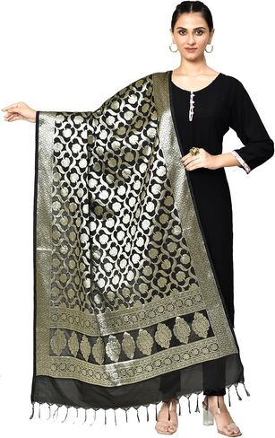 Banarasi Dupatta for Women, Shawl Scarf Wrap Chunni in Saudi Arabia