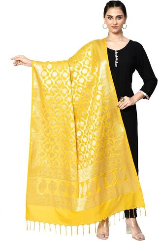 Banarasi Dupatta for Women, Shawl Scarf Wrap Chunni in Saudi Arabia