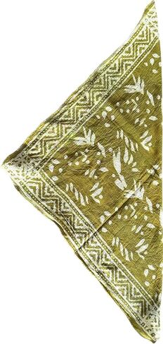 وشاح قطني عصري مصنوع يدويًا - باندانا فريدة من نوعها بتصميم طباعة كتلة 100% قطن طباعة كتلة يدوية وشاح باندانا عصابة رأس عصابة رأس مصنوعة يدويًا، ألوان طبيعية، لون عضوي in Kuwait