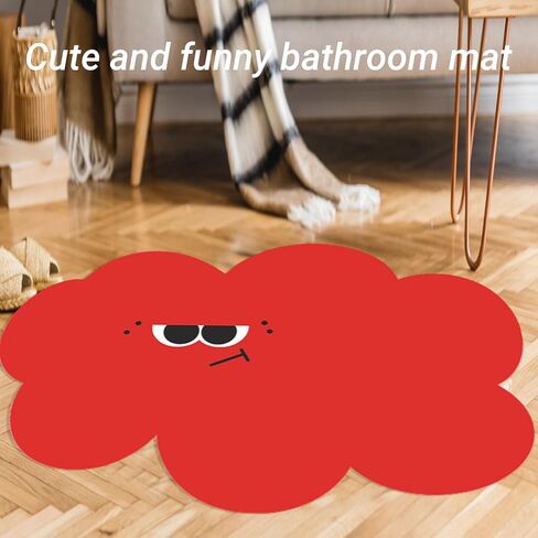 Cute Rug, Soft Bath Mat, Non Slip Shape Rug, Area Rug Animal Bedroom Rugs for Home Decor, Housewarming in Saudi Arabia