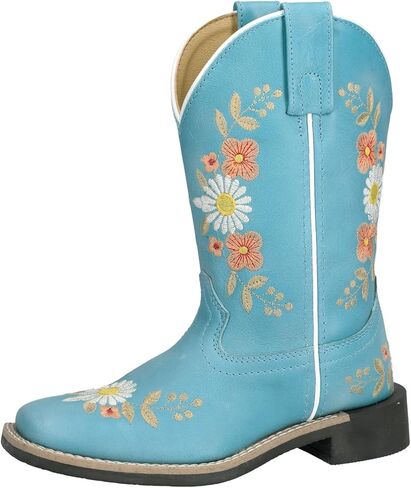 Smoky Mountain Western Boots Girls Desert Flowers Turquoise 3305C in Saudi Arabia