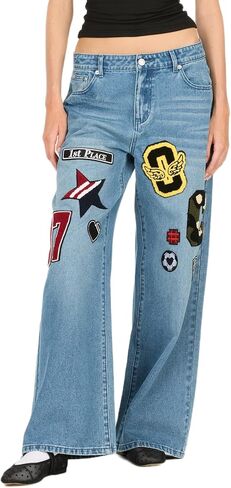 Forever 21 Women's Wide-Leg Jeans in Saudi Arabia