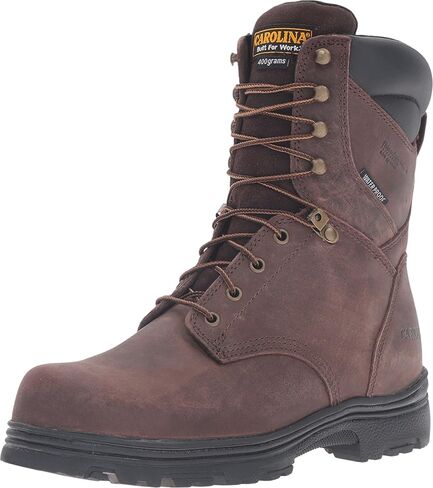 حذاء كارولينا سيرفيور الرجالي مقاس 8 بوصات معزول ومقاوم للماء عند أصابع القدم in Kuwait