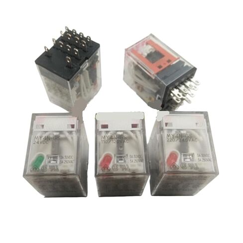 10 قطعة/الوحدة التتابع MY4N-GS 24VDC 100/110V 110/120V 220/240VAC(MY4N-GS 110-120V) in Kuwait