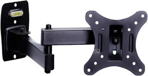 Full Motion 10-26 Inch LCD LED Monitor Stand TV Wall Mount Swivel Tilt Bracket Swing Arm 孔距 50/75/100mm Load Capacity 10kg in Saudi Arabia