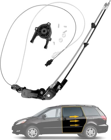 مجموعة كابل التحكم في بكرة الباب المنزلق للجانب الأيمن للراكب الخلفي مع محرك متوافق مع Toyota Sienna 2004 2005 2006 2007 2008 2009 2010 85620-08042 in Kuwait