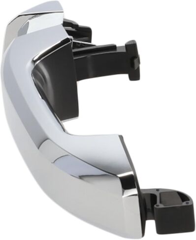 Garage-Pro Rear Exterior Door Handle For 2014-2018 Chevrolet Silverado 1500, 2500 HD, 3500 HD, Fits GMC Sierra 1500, Chrome, Plastic, w/o Key Hole, 2014 Chevy Silverado 1500 Accessories in Saudi Arabia