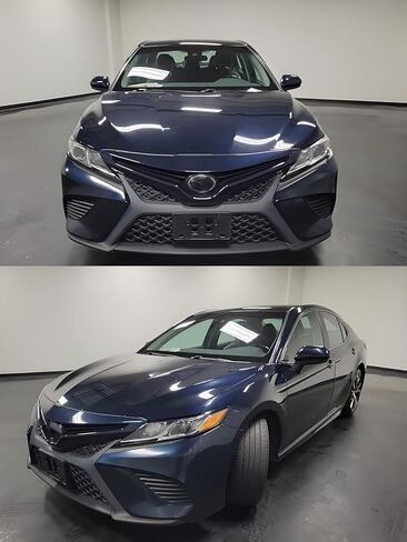 FASTCHE Front Bumper License Tag Plate Frame Bracket Holder Compatible with 2018 2019 2020 Toyota Camry SE/XSE Replace # TO1068145 5211433470 in Kuwait