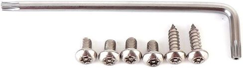 GTP قاعدة تثبيت قاعدة لوحة الترخيص الخلفية متوافقة مع BMW 1/2/3/4/5/6 Series X1 X3 X4 X5 X6 Z4 & Mini Cooper 51187160607 & 511882380615 حامل إطار العلامة + 6 براغي ومفتاح ربط مضاد للسرقة in Kuwait