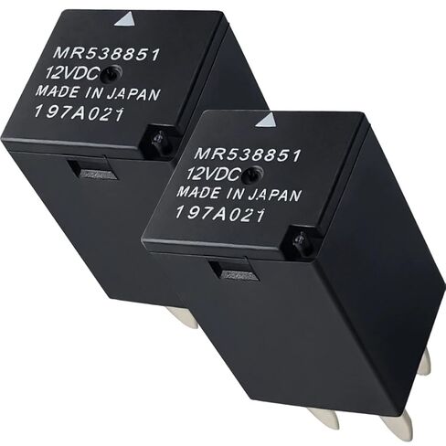 2PCS MR538851 12V 4-Pin Relay, Replaces 8627A008 — Compatible with Mitsubishi Eclipse/Galant/Lancer/Outlander/Endeavor (2000–2012) — A/C Compressor & Horn Relay in Kuwait