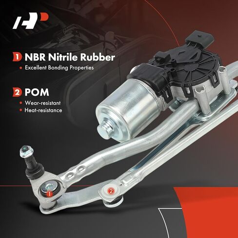 A-Premium Front Windshield Wiper Motor and Linkage Assembly Compatible with Volkswagen Passat 2012-2022 in Saudi Arabia