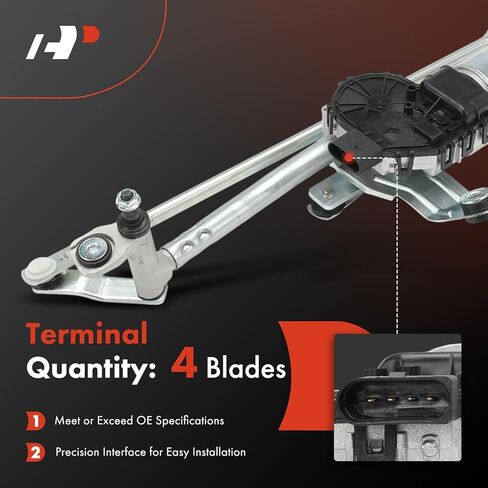 A-Premium Front Windshield Wiper Motor and Linkage Assembly Compatible with Volkswagen Passat 2012-2022 in Saudi Arabia