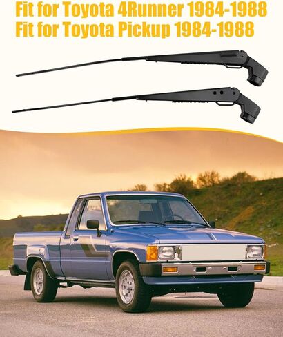 1 Pair Front Windshield Wiper Arm Replacement Kit Fit for Toyota 4Runner Fit for Toyota Pickup 1984 1985 1986 1987 1988 Replace 42857 85210-89102 42858 85190-89132 Left and Right in Saudi Arabia