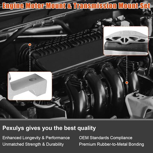 4Pcs Engine Motor Mount & Transmission Mount, For Lincoln Corsair L4 2.0L 2020-2022 AWD, For F-ord Bronco Sport L4 2.0L 2021-2023, Replace# 3622 3567 3564 3624 in Kuwait