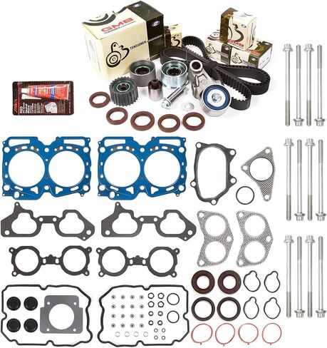 Evergreen HSHBTBK9014 Head Gasket Set Timing Belt Kit Compatible with/Replacement for 06-12 Subaru TURBO 2.5 EJ255 EJ257 in Saudi Arabia