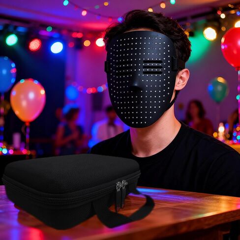 Hermitshell Hard Travel Case Fits Led Mask with Gesture Sensing for Cosplay Party (Only Case) in Saudi Arabia